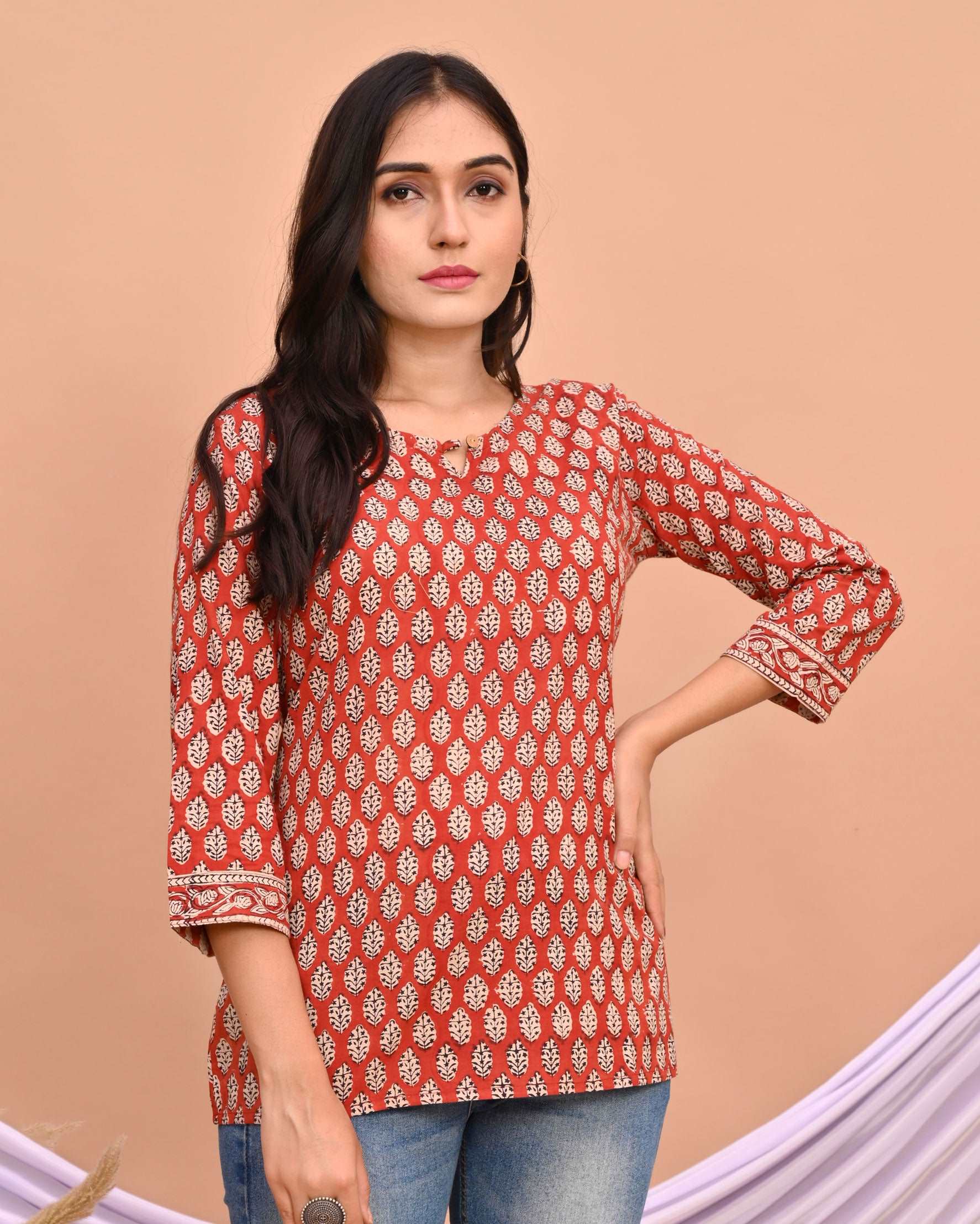 Short Kurtis For Women - 20 Stylish Designs for Stunning Look | Cotton tops  designs, Kurti designs, Simple kurti designs